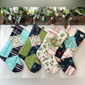 N- Handmade Quilted Stocking